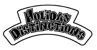 HOLIDAY DISTINCTIONS logo