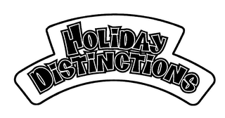 HOLIDAY DISTINCTIONS logo