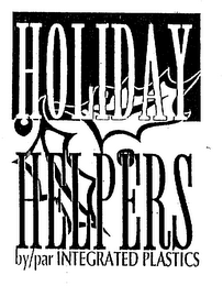 HOLIDAY HELPERS BY/PAR INTEGRATED PLASTICS logo