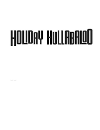 HOLIDAY HULLABALOO logo