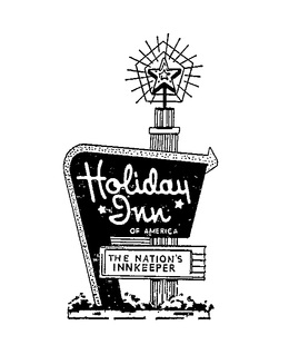 HOLIDAY INN OF AMERICA THE NATION'S INNKEEPER logo
