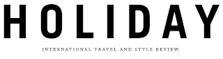 HOLIDAY INTERNATIONAL TRAVEL AND STYLE REVIEW logo