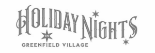 HOLIDAY NIGHTS IN GREENFIELD VILLAGE logo