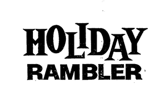 HOLIDAY RAMBLER logo