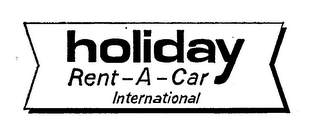 HOLIDAY RENT-A-CAR INTERNATIONAL logo