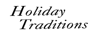 HOLIDAY TRADITIONS logo