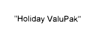 HOLIDAY VALUPAK logo