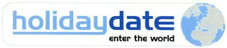 HOLIDAYDATE ENTER THE WORLD logo