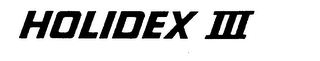 HOLIDEX III logo