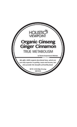 HOLISTIC VIEWPOINT ORGANIC GINSENG GINGER CINNAMON TRUE METABOLISM BY THOMAS ACUPUNCTURE & WELLNESS logo