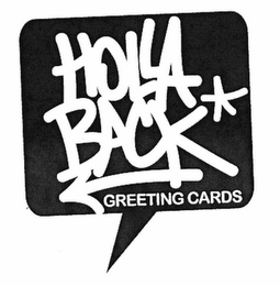 HOLLA BACK GREETING CARDS logo
