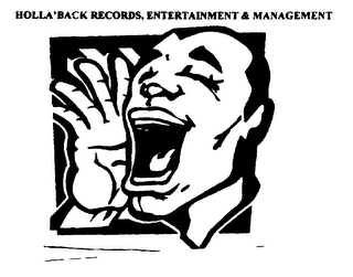 HOLLA' BACK RECORDS, ENTERTAINMENT & MANAGEMENT logo