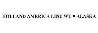 HOLLAND AMERICA LINE WE ALASKA logo