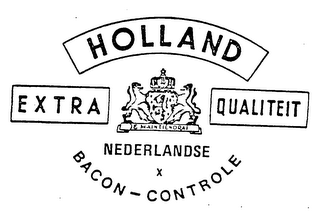 HOLLAND EXTRA QUALITEIT NEDERLANDSE X BACON-CONTROLE logo