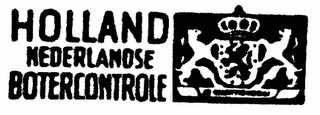HOLLAND NEDERLANDSE BOTERCONTROLE logo
