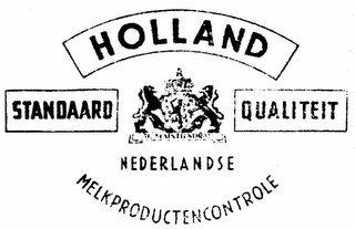 HOLLAND STANDARD QUALITEIT NEDERLANDSE MELKPRODUCTENCONTROLE logo