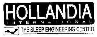 HOLLANDIA INTERNATIONAL THE SLEEP ENGINEERING CENTER logo
