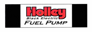 HOLLEY BLACK ELECTRIC FUEL PUMP logo