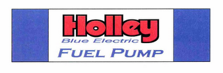 HOLLEY BLUE ELECTRIC FUEL PUMP logo