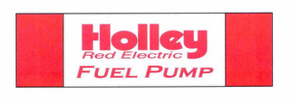 HOLLEY RED ELECTRIC FUEL PUMP logo