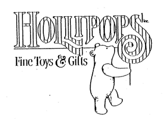 HOLLIPOPS INC. FINE TOYS & GIFTS logo