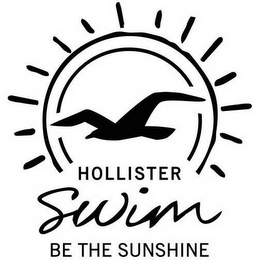 HOLLISTER SWIM BE THE SUNSHINE logo