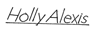 HOLLY ALEXIS logo