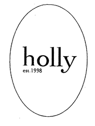 HOLLY EST.1998 logo