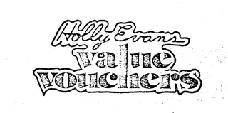 HOLLY EVANS VALUE VOUCHERS logo