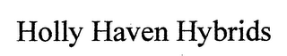 HOLLY HAVEN HYBRIDS logo