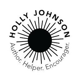 HOLLY JOHNSON AUTHOR. HELPER. ENCOURAGER. logo