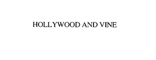 HOLLYWOOD AND VINE logo