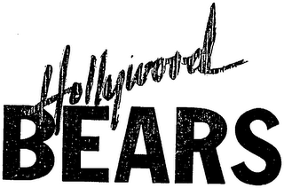 HOLLYWOOD BEARS logo