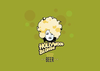 HOLLYWOOD BLONDE CALIFORNIA PREMIUM BEER logo
