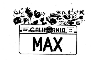 HOLLYWOOD CALIFORNIA MAX NOTHING BOGUS FRUIT DRINK logo