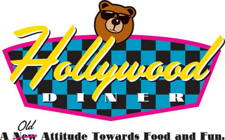 HOLLYWOOD DINER A NEW OLD ATTITUDE TOWARDS FOOD AND FUN. logo