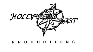 HOLLYWOOD EAST PRODUCTIONS NESW logo