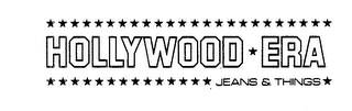 HOLLYWOOD ERA JEANS & THINGS logo