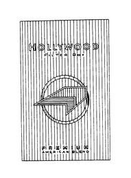 HOLLYWOOD FILTER BOX PREMINUM AMERICAN BLEND logo