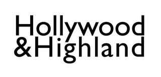 HOLLYWOOD & HIGHLAND logo