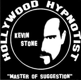 HOLLYWOOD HYPNOTIST KEVIN STONE "MASTER OF SUGGESTION" logo