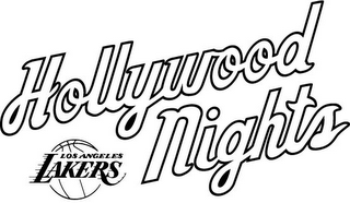 HOLLYWOOD NIGHTS LOS ANGELES LAKERS logo