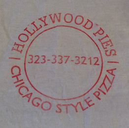 HOLLYWOOD PIES CHICAGO STYLE PIZZA 323-337-3212 logo