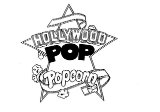 HOLLYWOOD POP POPCORN logo