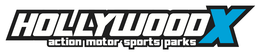 HOLLYWOODX ACTION|MOTOR|SPORTS|PARKS logo