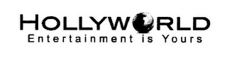 HOLLYWORLD ENTERTAINMENT IS YOURS logo
