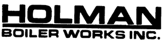 HOLMAN BOILER WORKS INC. logo