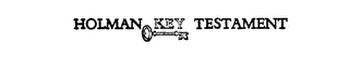 HOLMAN KEY TESTAMENT logo