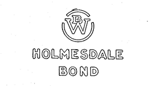 HOLMESDALE BOND BW logo