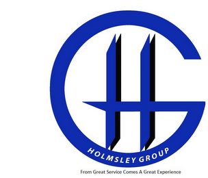 HOLMSLEY GROUP, FROM GREAT SERVICE COMES A GREAT EXPERIENCE logo